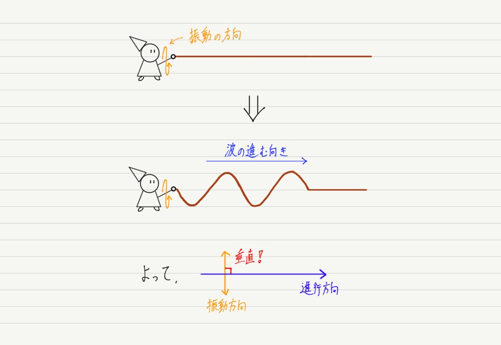 横波と縦波 高校物理をあきらめる前に 高校物理をあきらめる前に